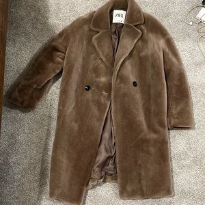 Maxi Zara fur coat